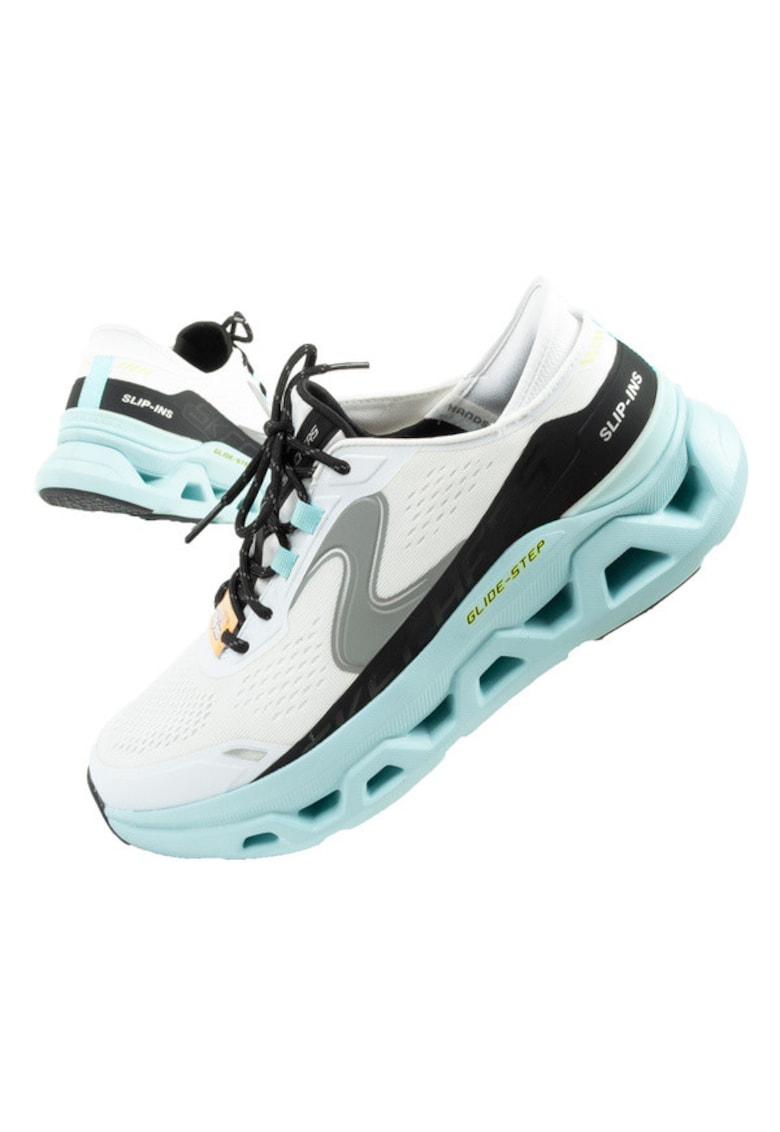 Tenisi Glide-Step Altus pentru barbati - confortabili - alb-albastru 5 - Alb