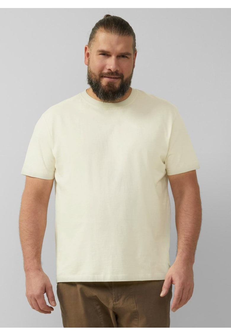 Big Sizes Tricou barbati big sizes din jerseu moale de bumbac - Regular fit - Crem Big Sizes Tricou barbati big sizes din jerseu moale de bumbac - Regular fit - Crem