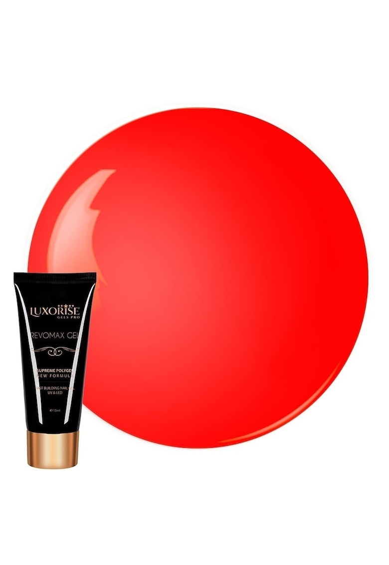 Polygel REVOMAX GEL  Neon Red - 15ml