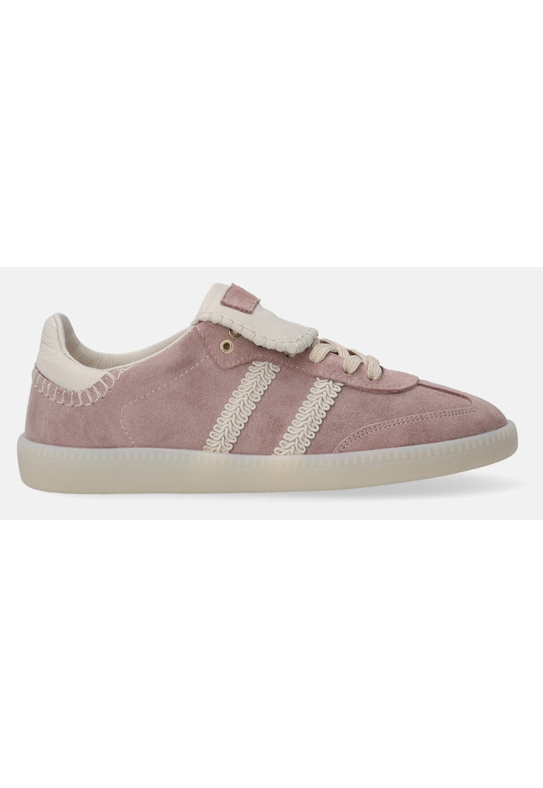 Pantofi sport din piele intoarsa cu elemente decorative