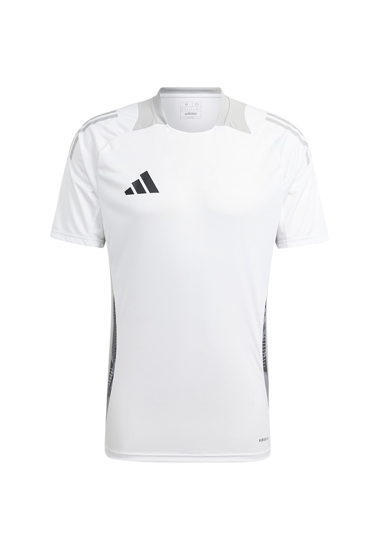 Tricou sport barbati Tiro 24 Competition - poliester - alb