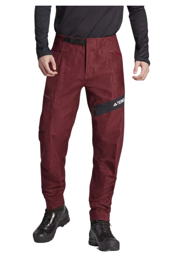 Pantaloni sport trekking - impermeabili - rezistenti la vant - visiniu - 87% nailon - 13% elastan Pantaloni sport trekking - impermeabili - rezistenti la vant - visiniu - 87% nailon - 13% elastan