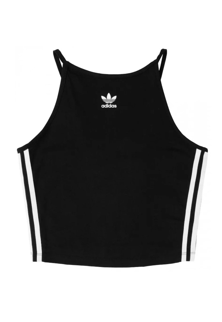 Maiou sport -  Adicolor Classics - neagra - bumbac-elastan - pentru femei -