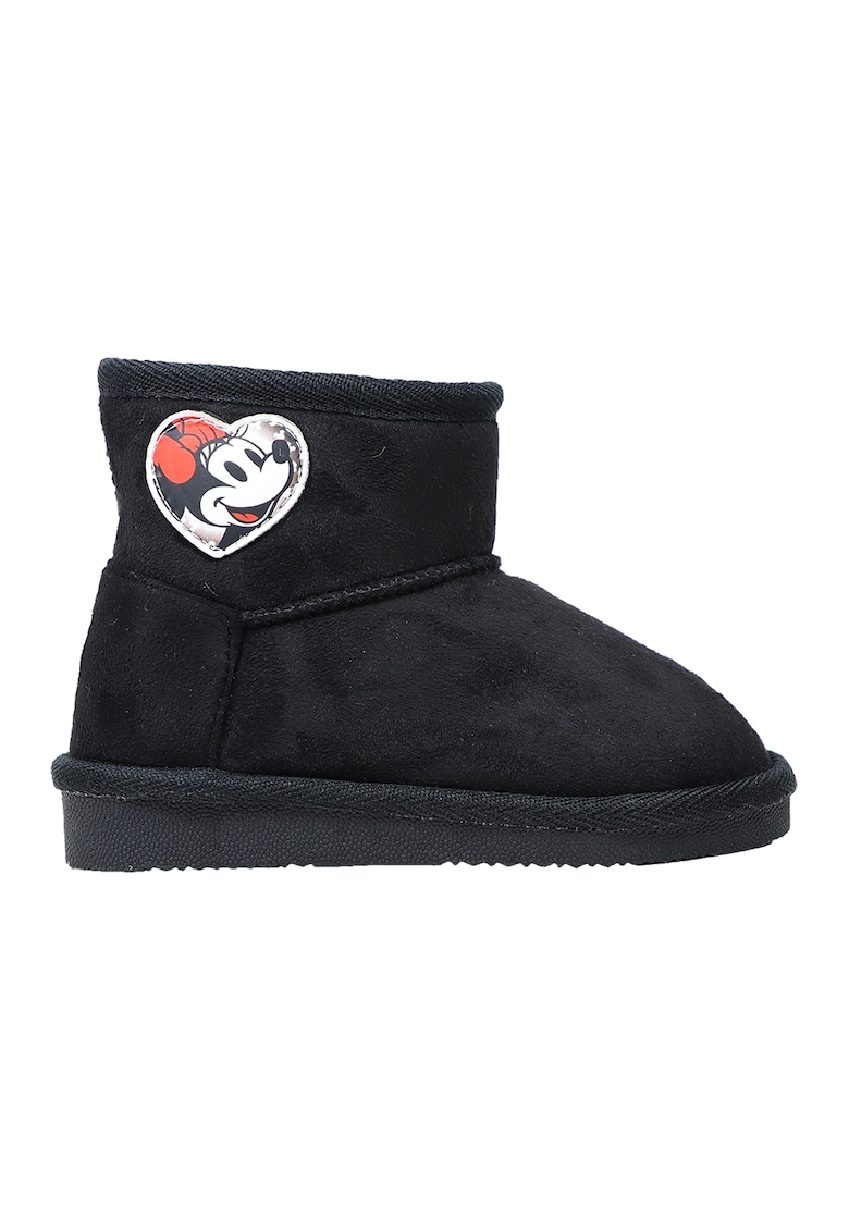 Ghete fara inchidere cu Minnie Mouse - Rosu/Negru stins