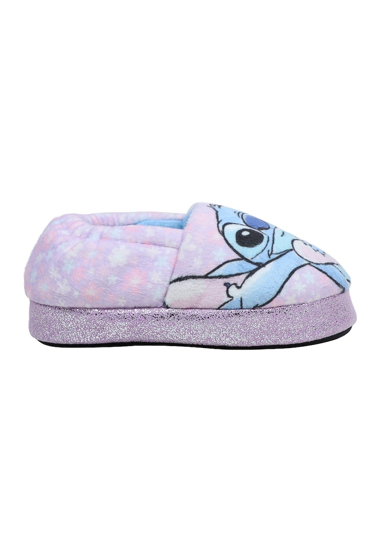 Papuci slip-on cu imprimeu Stitch
