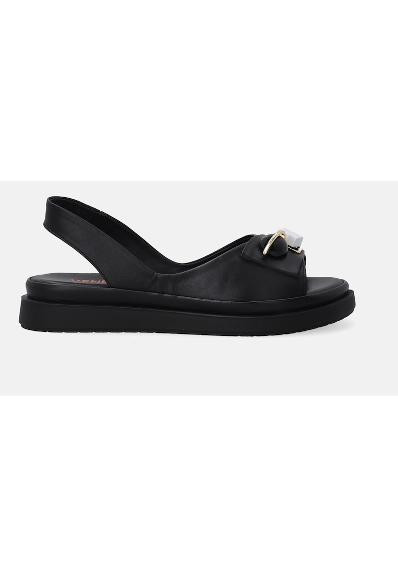 Sandale de piele cu elemente decorative