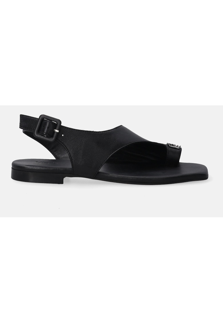 Sandale de piele cu bareta pe deget