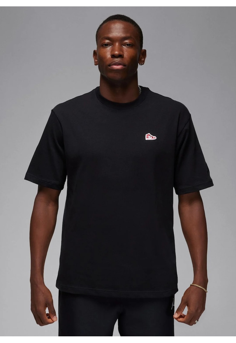 Tricou M J Brand Snkr Ptch Ss Crew - Negru