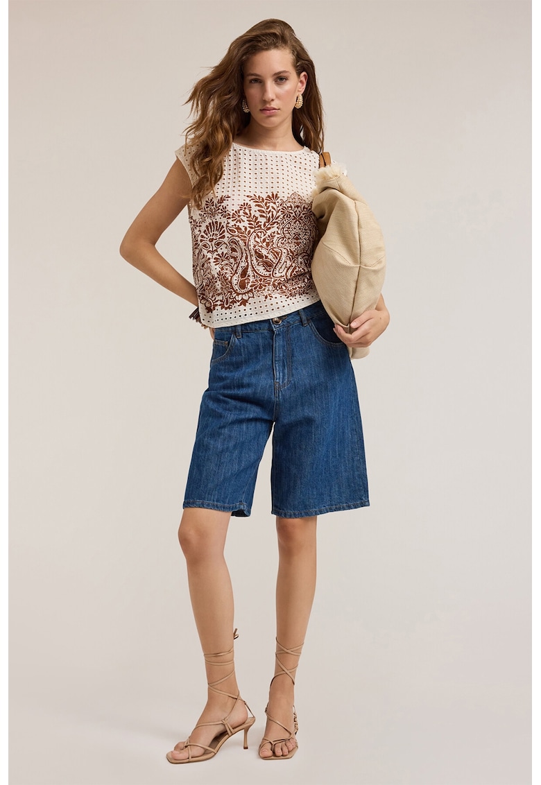 Bluza crop fara maneci