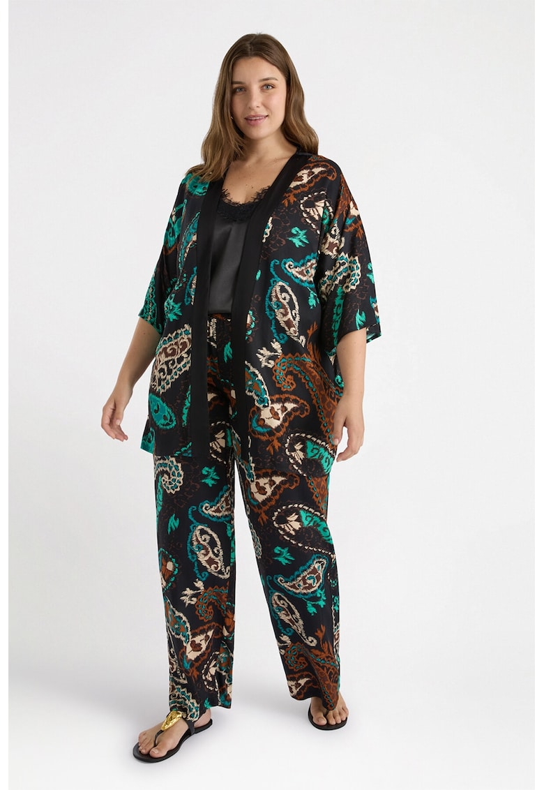 Pantaloni drepti cu model