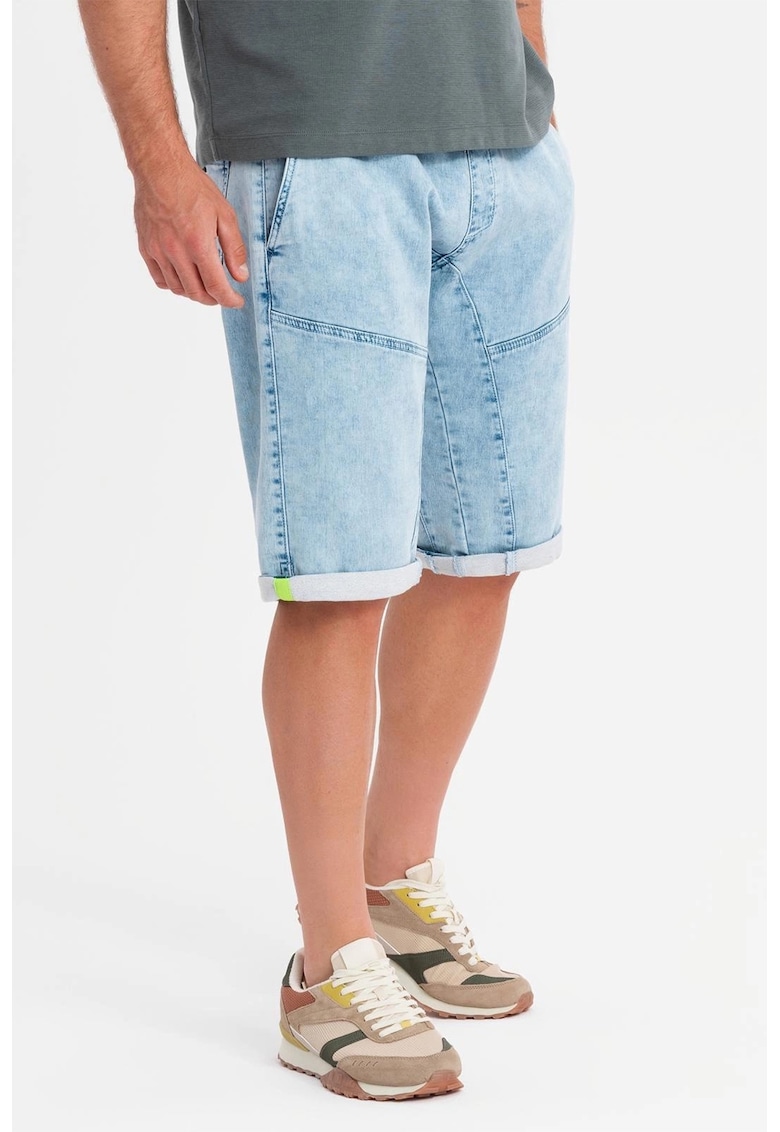 Blugi scurti regular fit - Albastru deschis