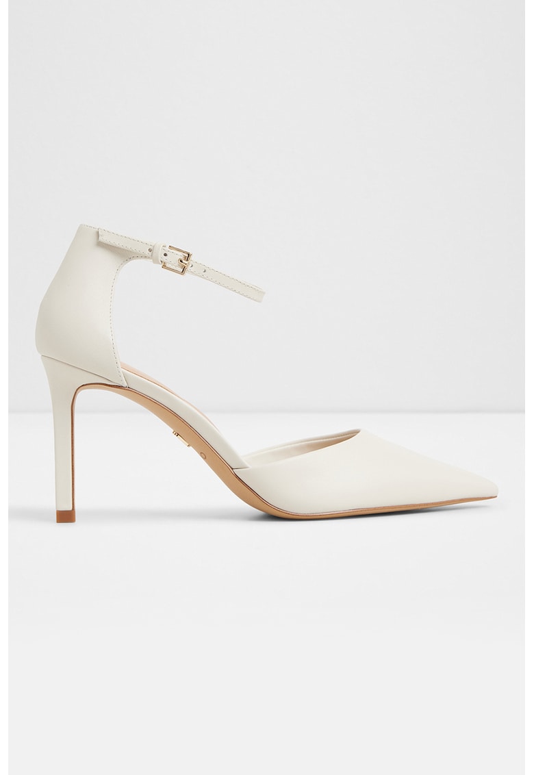 Pantofi din piele cu toc si varf ascutit Merlo