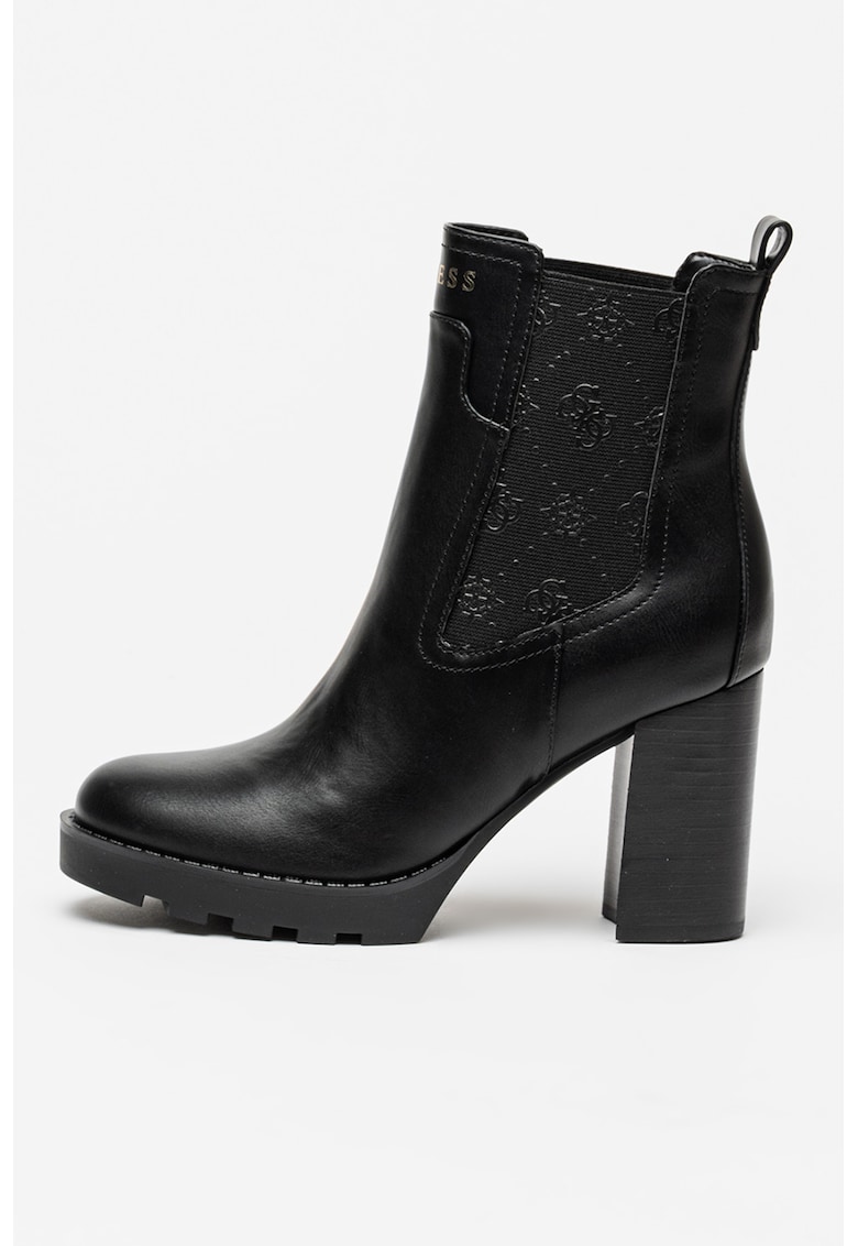 Botine Chelsea de piele ecologica Nealle