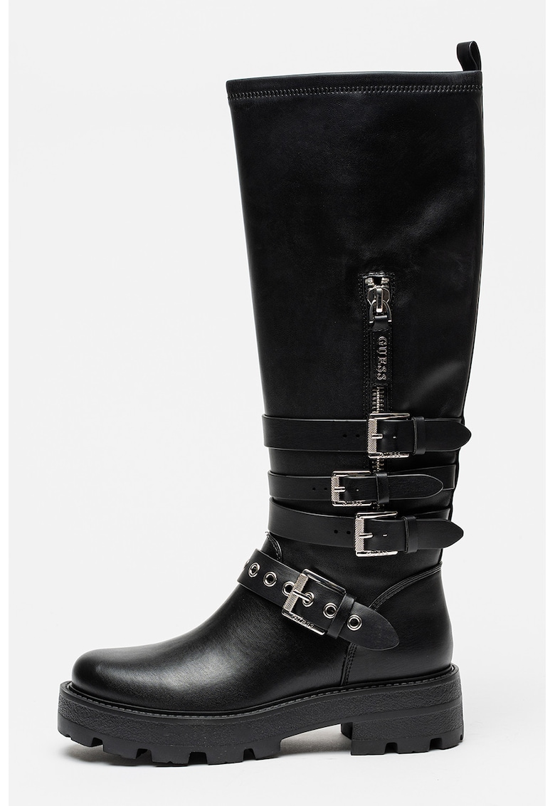 Cizme lungi de piele ecologica