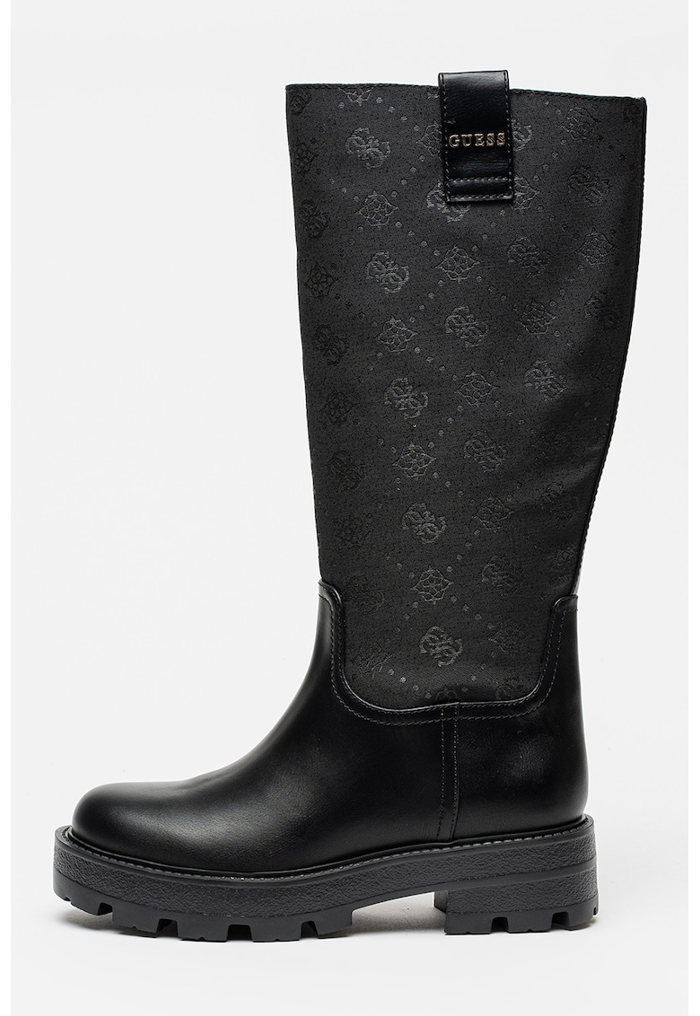 Cizme lungi cu monograma