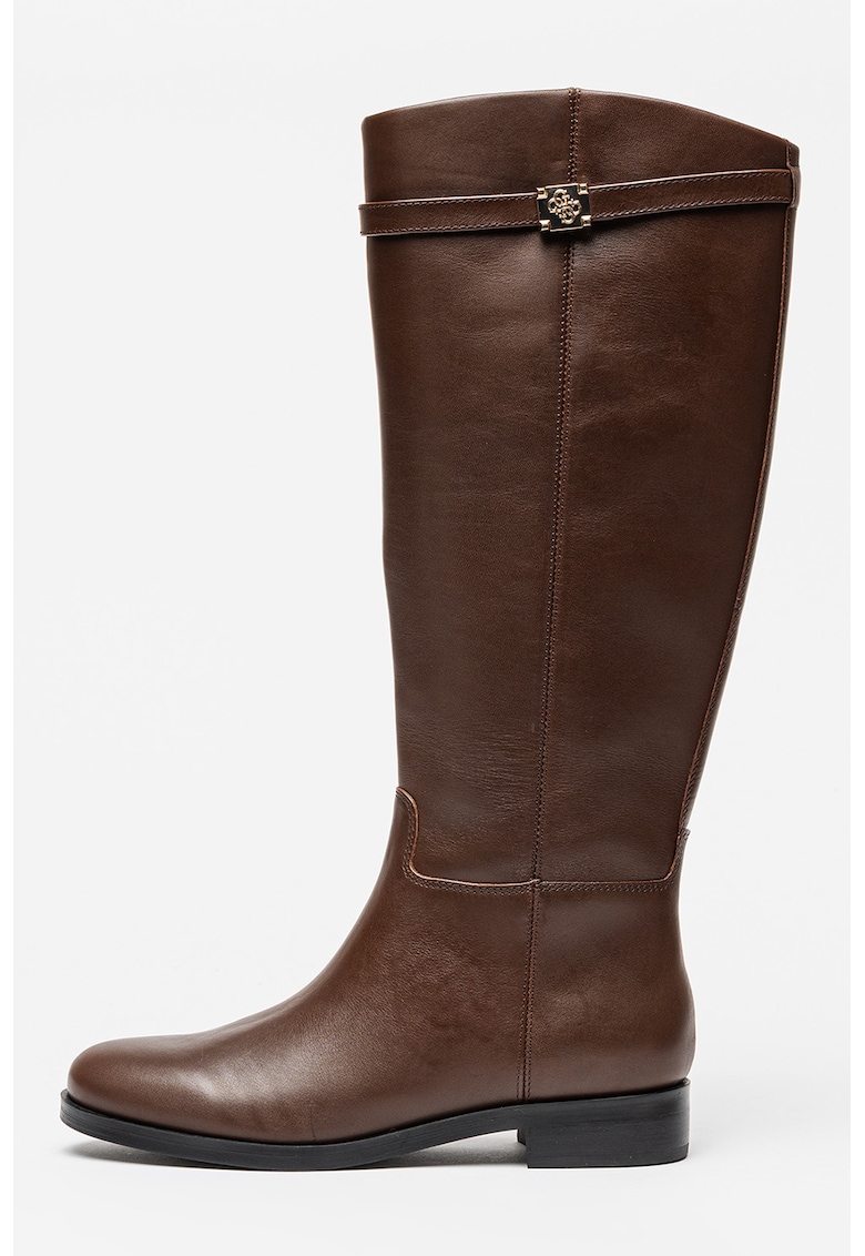 Cizme lungi de piele fara inchidere