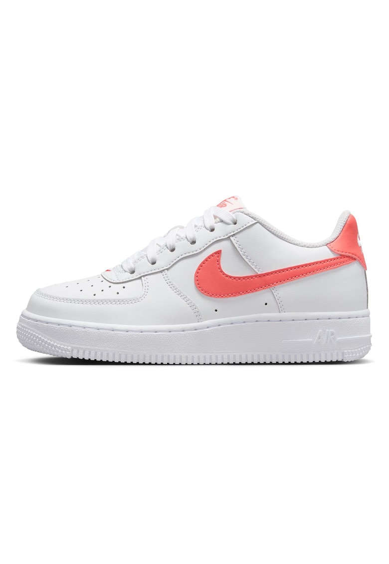 Pantofi sport - Air Force 1 (Gs) - Piele naturala - Alb - Alb