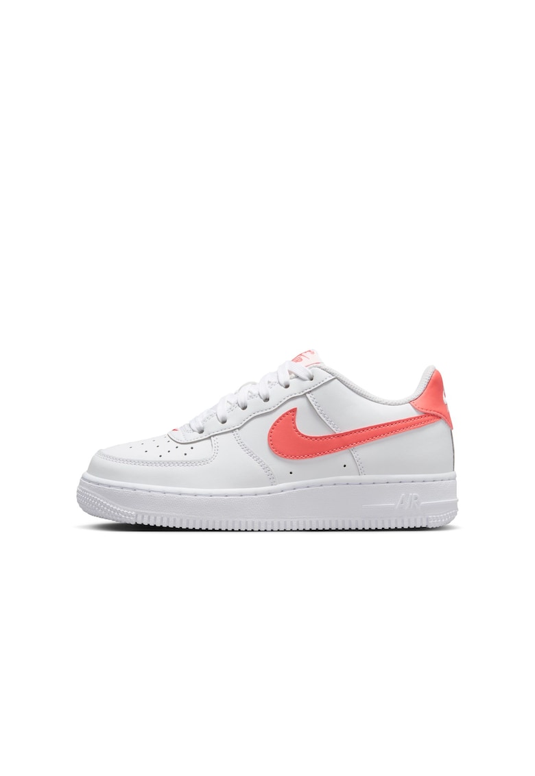 Pantofi sport - Air Force 1 (Gs) - Piele naturala - Alb