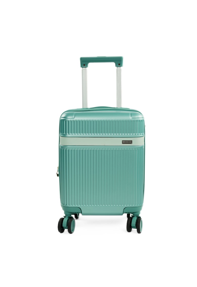 Troller Solier Nokiro 16"" XS bagaj de mana ABS dur – valiza de cabina - albastru petrol