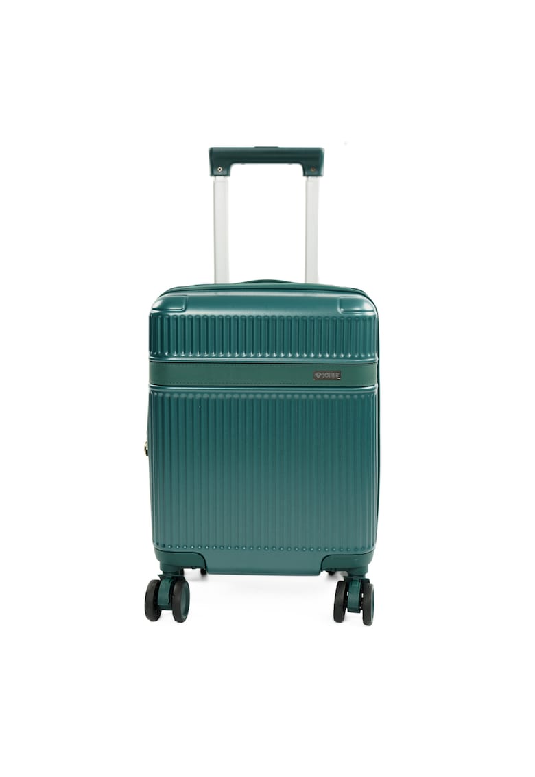 Troller Solier Nokiro 16"" XS bagaj de mana ABS dur – valiza de cabina - verde sticla