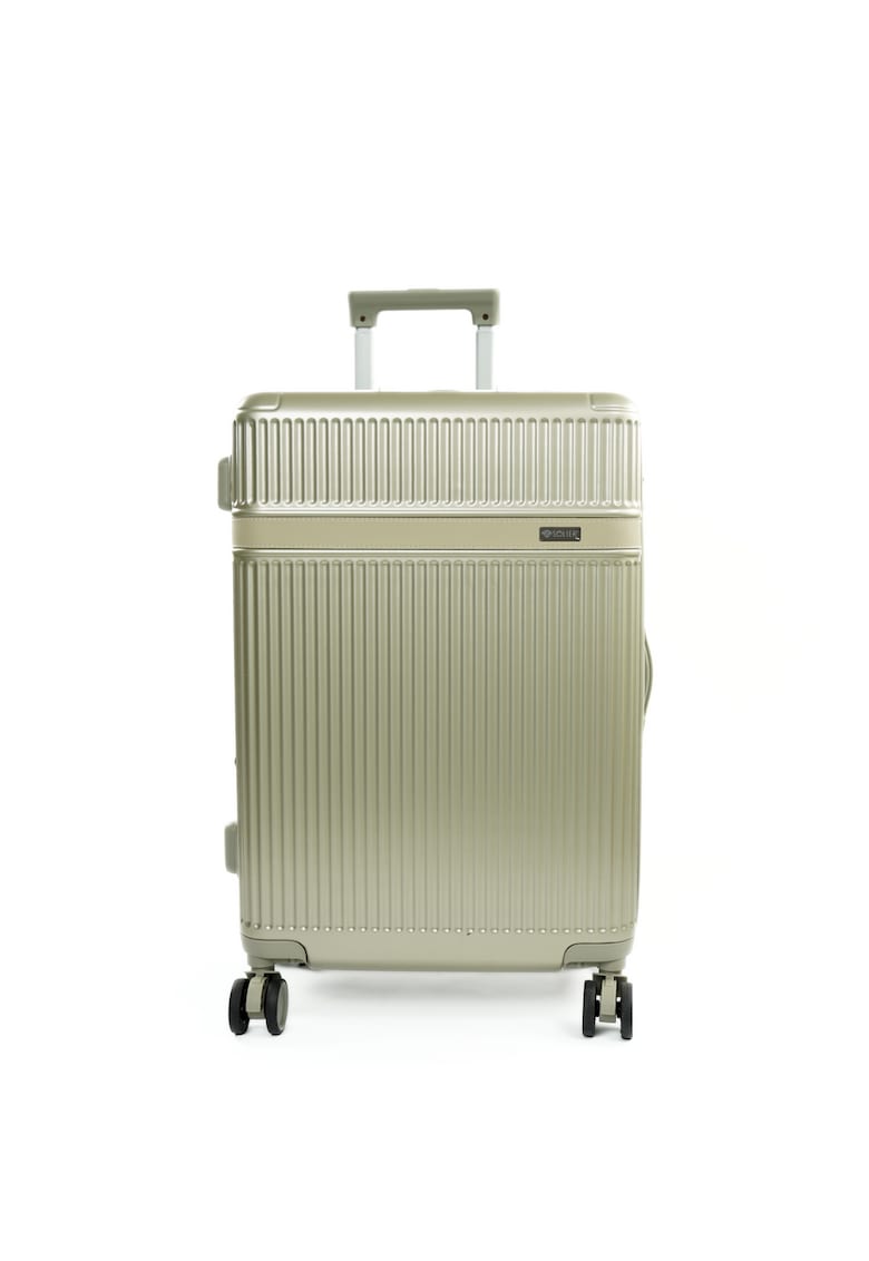 Troller Solier Nokiro 20"" S bagaj de mana ABS dur – valiza de cabina - verde salvie