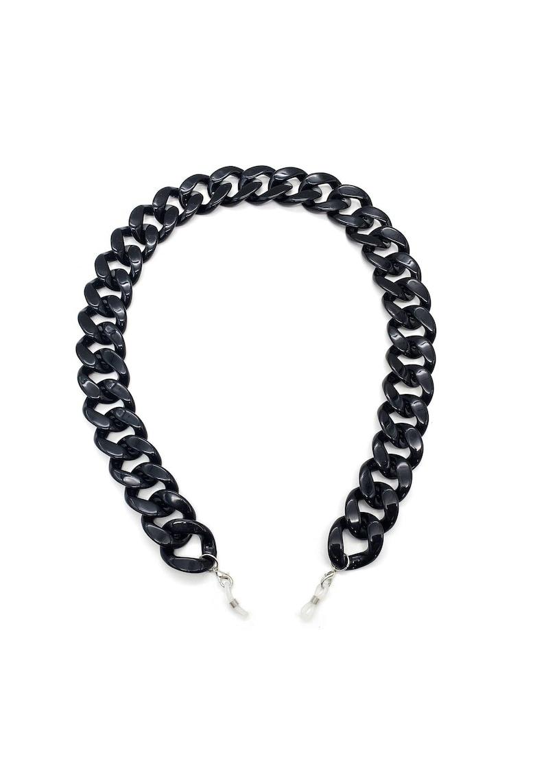 Lant de ochelari - negru - cu zale mari - Aniet C1