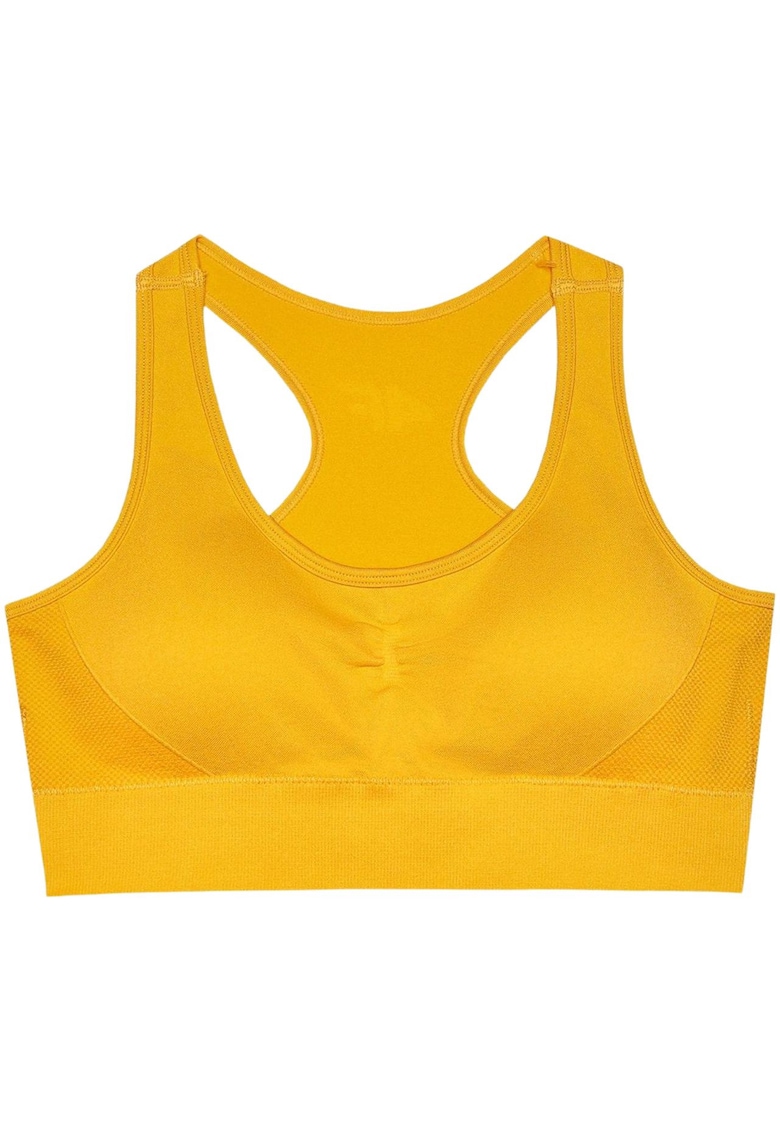 Bustiera sport F116 - sintetic - cupe detasabile - galben