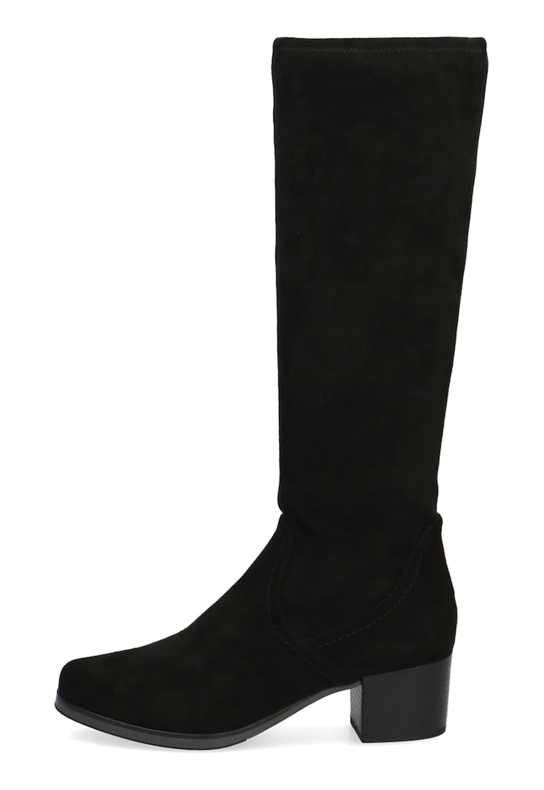 Cizme lungi pana la genunchi cu toc masiv