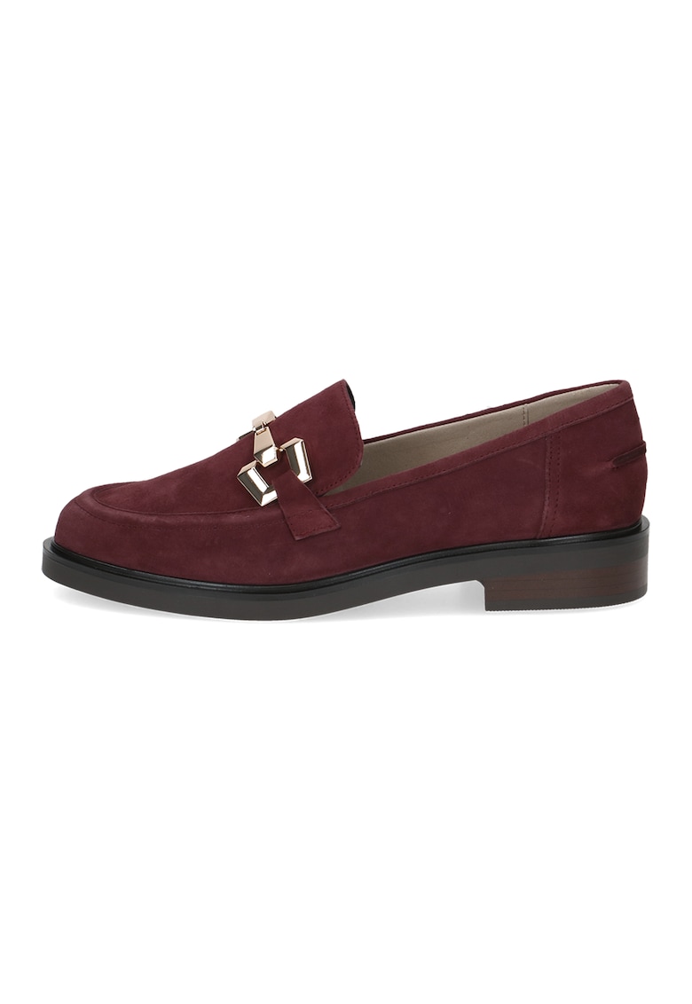 Pantofi loafer de piele cu detaliu metalic