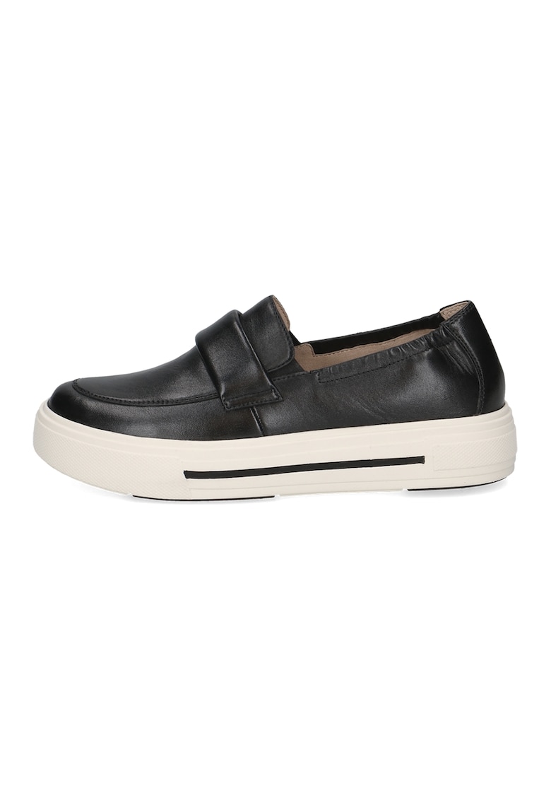 Pantofi loafer din piele cu platforma