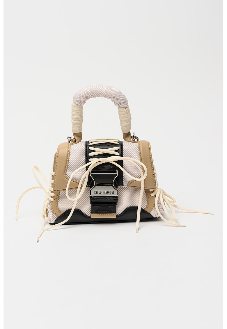 Geanta crossbody cu segmente de plasa Bdiego