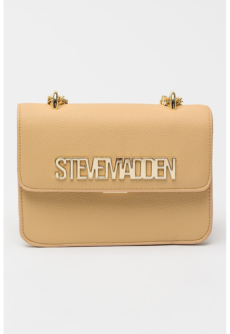 Geanta de piele ecologica cu logo metalic Stakes