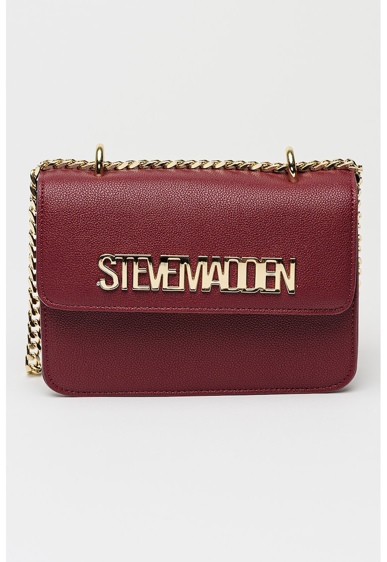 Geanta de piele ecologica cu logo metalic Stakes