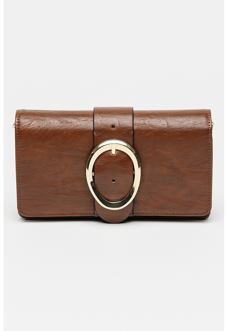 Geanta crossbody de piele ecologica Nuit - Maro scortisoara