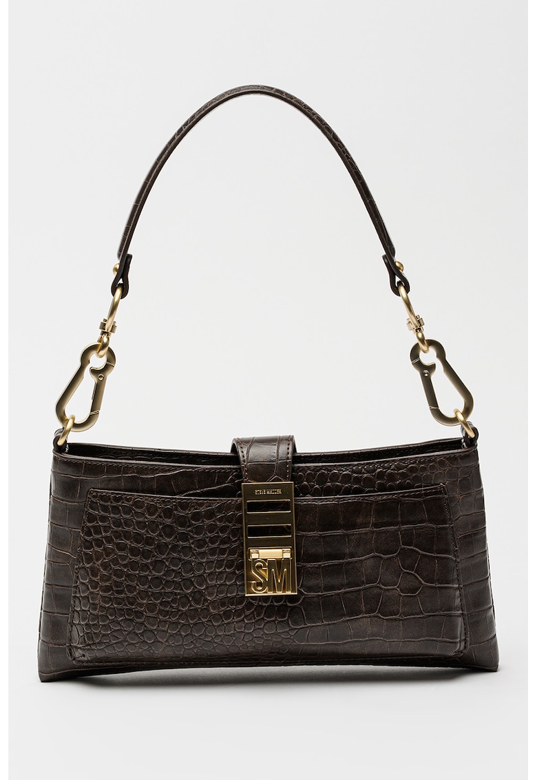 Geanta crossbody de piele ecologica cu model sarpe