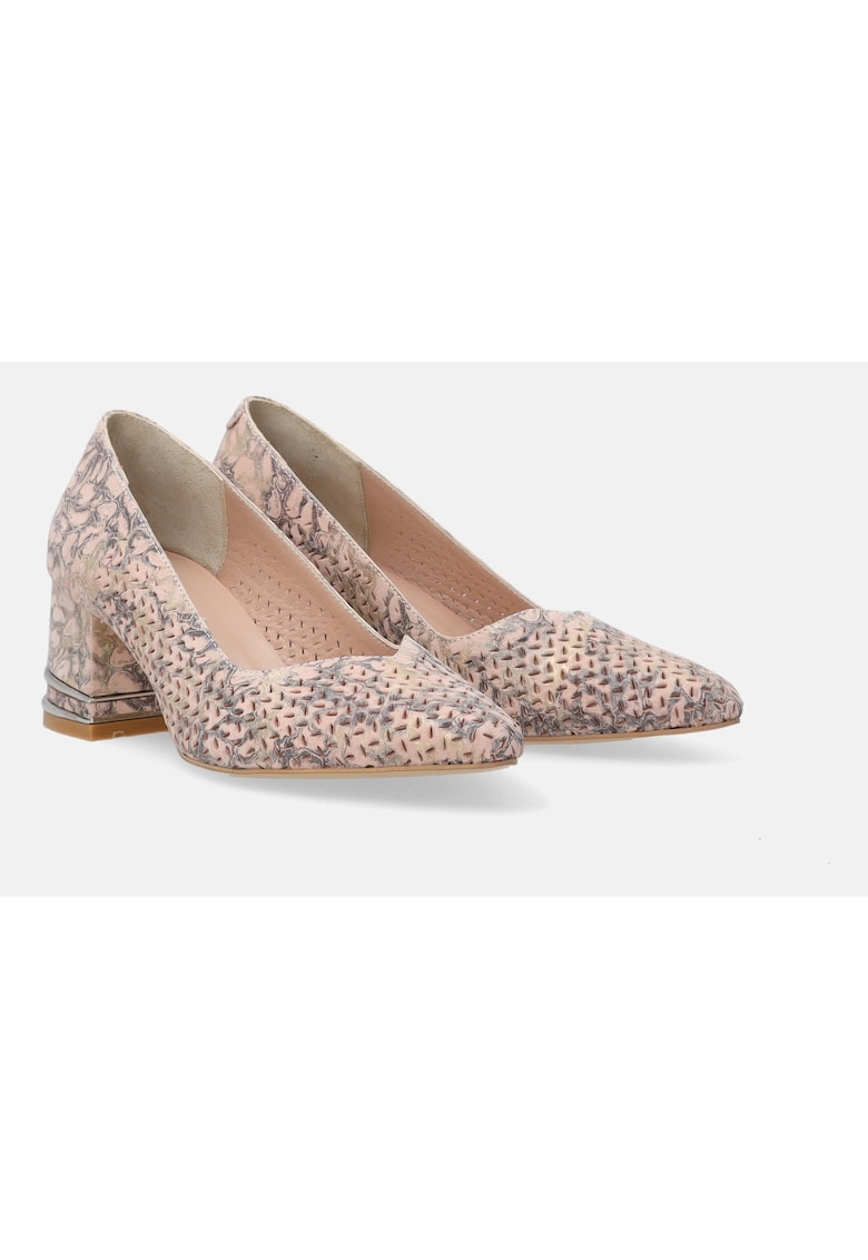 PANTOFI DIN PIELE CU MODEL