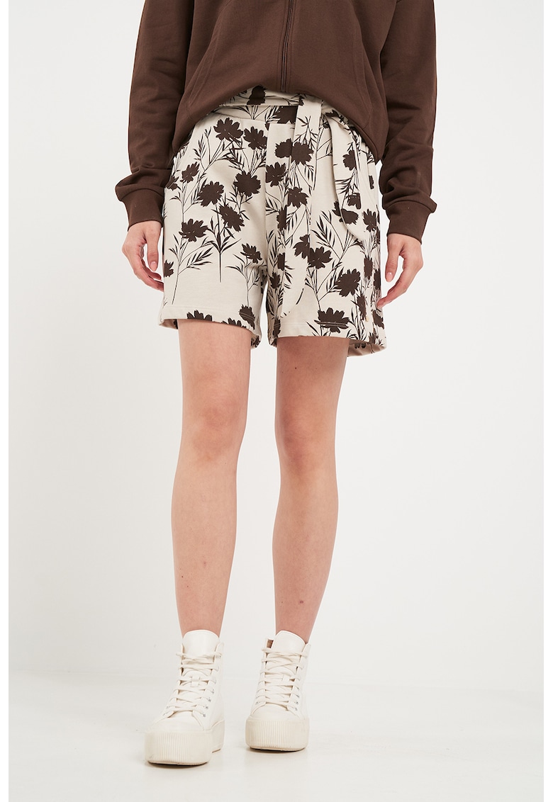 Pantaloni scurti cu model tropical