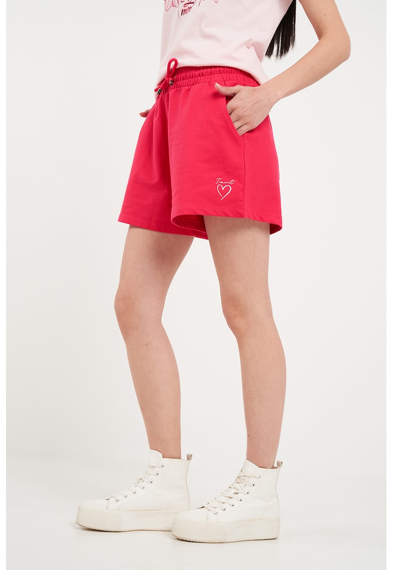 Pantaloni scurti relaxed fit cu buzunare oblice