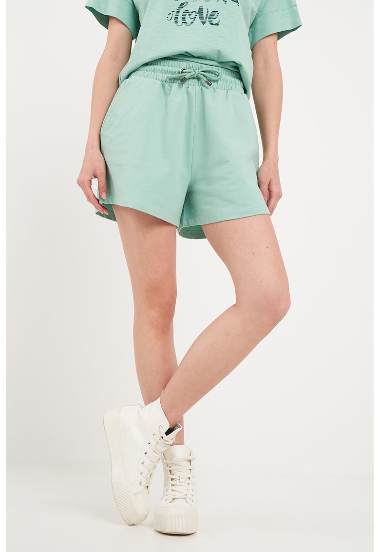 Pantaloni scurti relaxed fit cu buzunare oblice