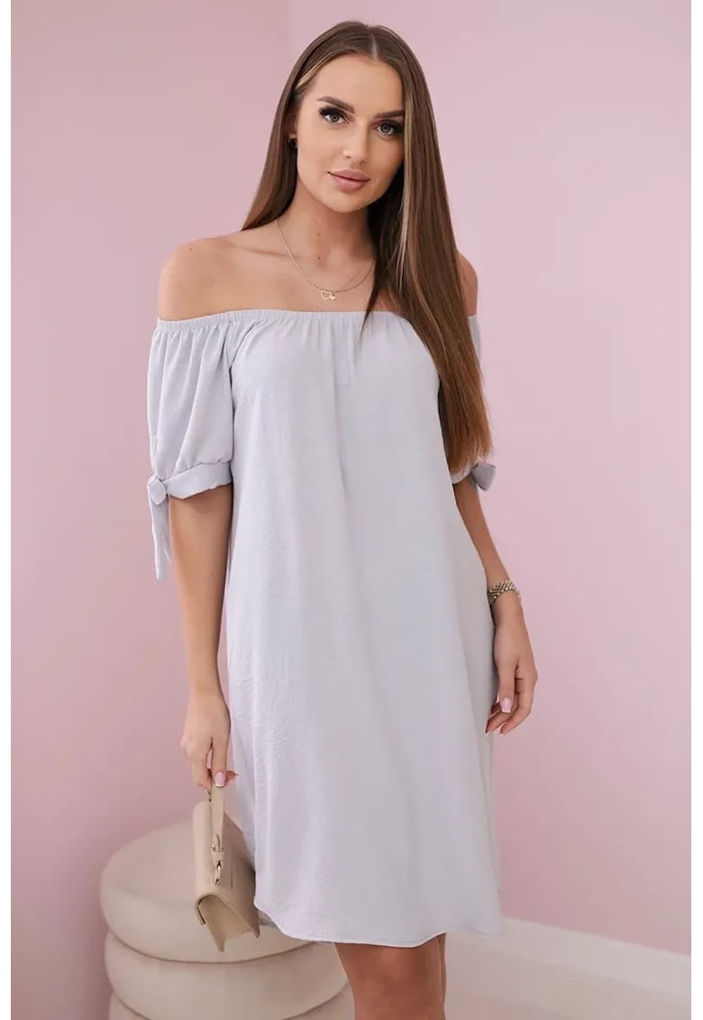 Rochie cu maneci cu snur -