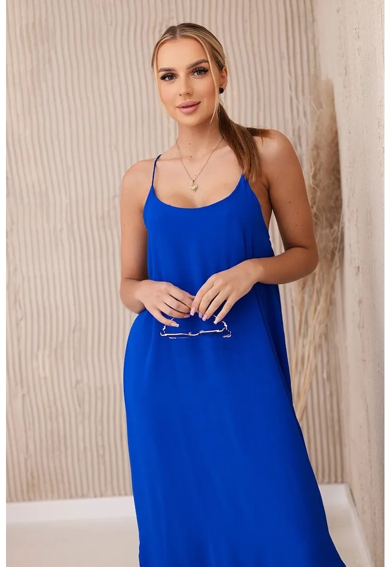 Rochie lunga cu bretele -