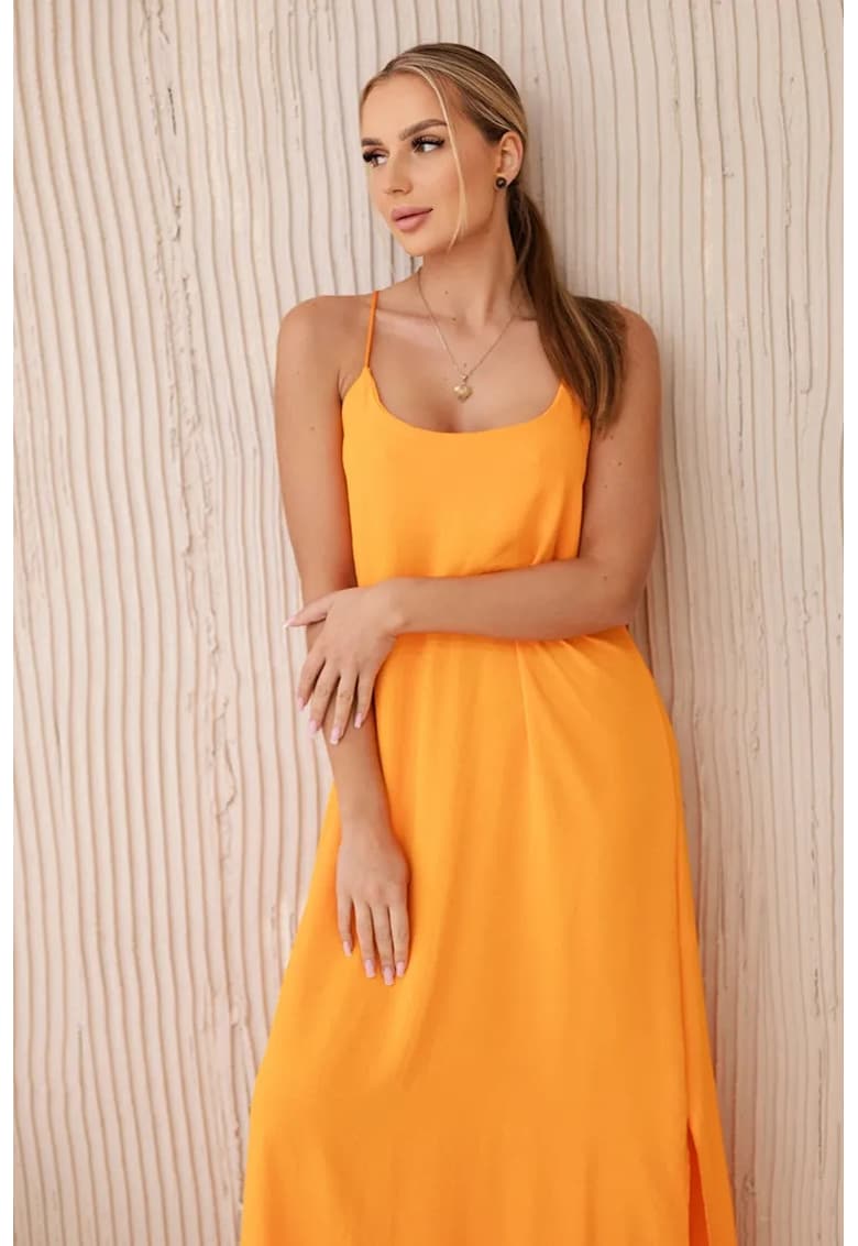 Rochie lunga cu bretele -