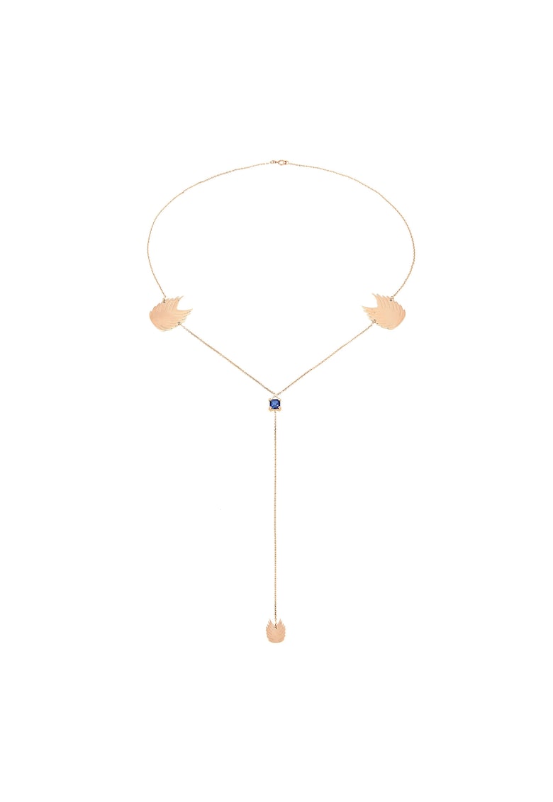 Colier din aur de 14k Guiding Angel Vishuddha