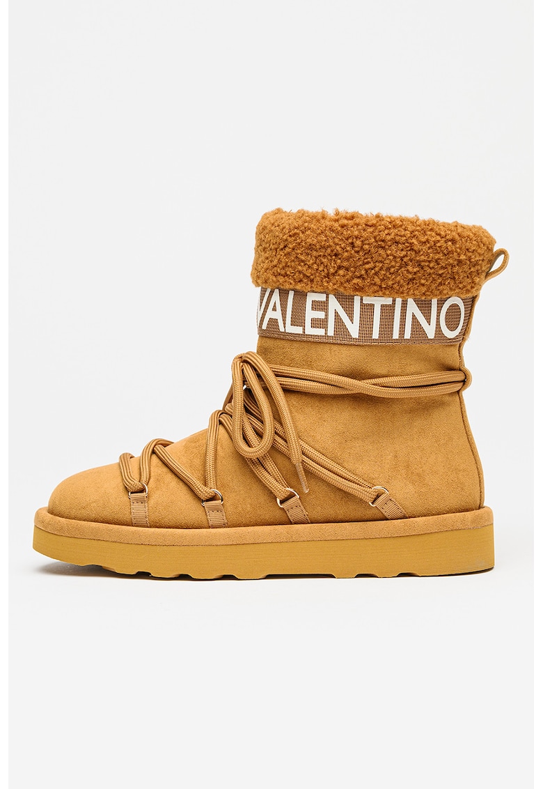 Ghete de piele intoarsa sintetica - fara inchidere