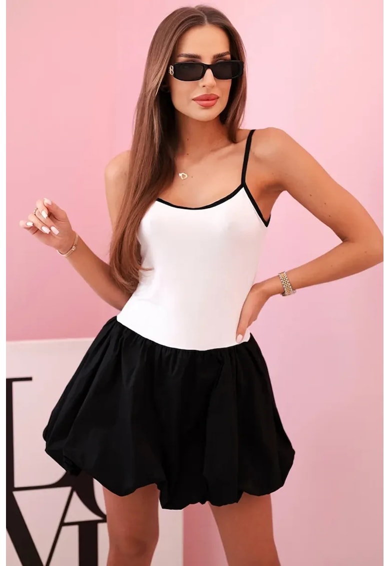 Rochie evazata cu bretele subtiri - Rochie evazata cu bretele subtiri -