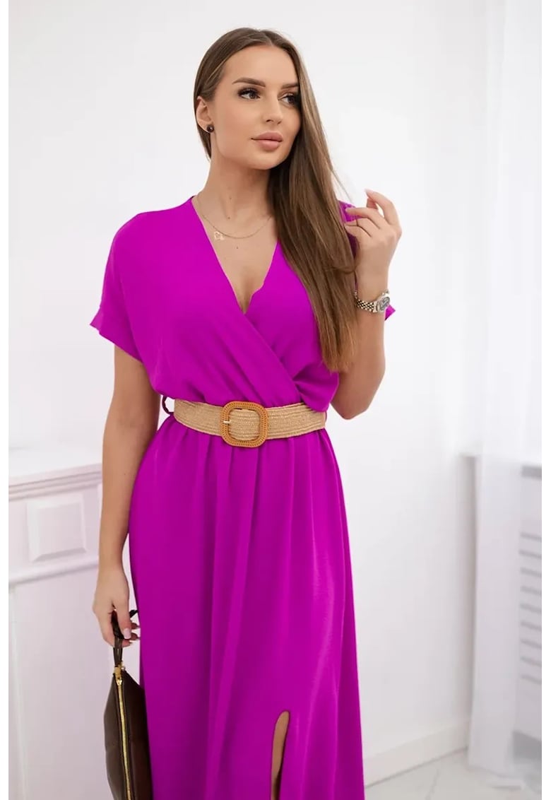 Rochie lunga cu o curea -