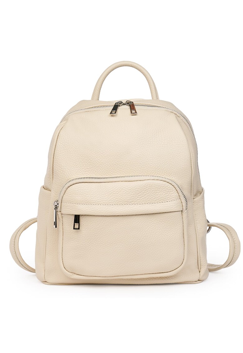 Rucsac din piele naturala Vicenzo crem