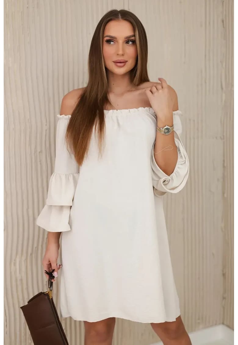 Rochie cu decolteu pe umeri -