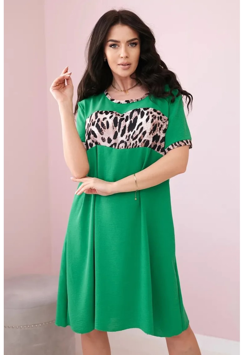 Rochie cu model leopard - Rochie cu model leopard -