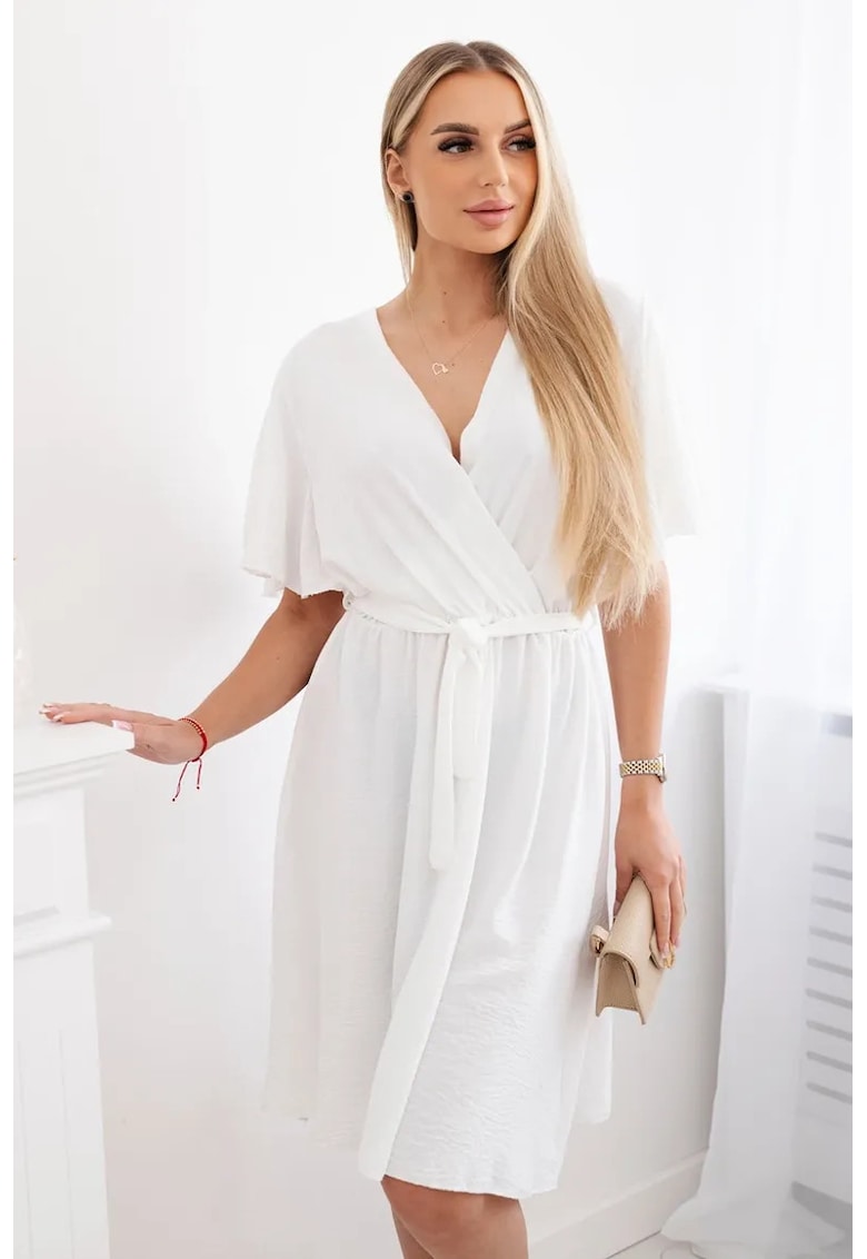 Rochie cu cordon in talie - Rochie cu cordon in talie -